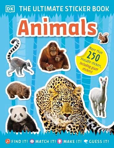 Image of Ultimate Sticker Book Animals: More than 250 Reusable Stickers