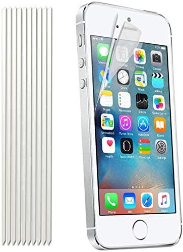 Image of TECHGEAR [10 Pack] Screen Protectors for 4" iPhone SE 2016, iPhone 5s 5c 5 - Ultra Clear Screen Protector Guard Covers Compatible with Apple iPhone SE, iPhone 5s 5c 5 [ECO PACK]