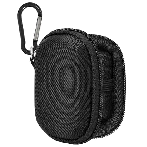 Image of Geekria Shield Earbuds Case Compatible with Marshall Mode II, Minor IV, JBL T280 TWS, Replacement Hard Shell Travel Carrying Bag with Cable Storage (Black)