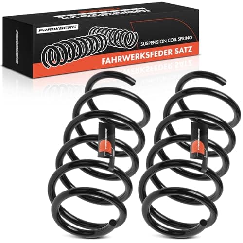 Image of Frankberg 2x Coil Spring Front Axle coil spring Compatible with Meriva B MPV S10 Zafira B Box/MPV A05 Zafira/Zafira Family B A05 Replace# 93168585