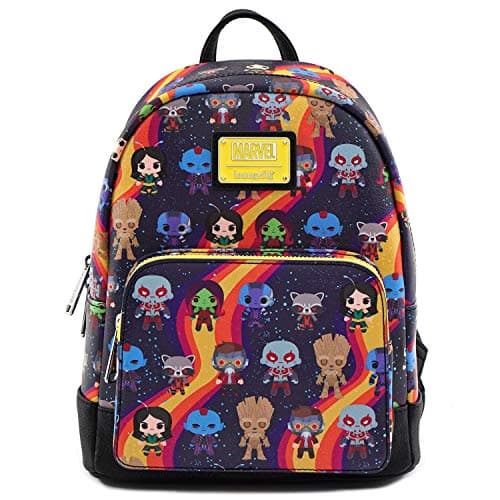 Image of Loungefly Guardians Chibi AOP Mini Backpack