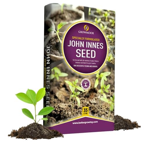 Image of John Innes Seed Sowing Compost Soil Bag In 35 Litres - Nutrient Balanced Seed Compost Mix for Potting, Growing Garden, Outdoor & Indoor Plants