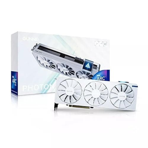Image of WEELIAO GUNNIR Intel Arc A770 Photon 16GB OC GDDR6 2400MHz Triple Fan White Graphics Card (256-bit, PCIe 4.0, HDMI/DisplayPort, Supports 4k)