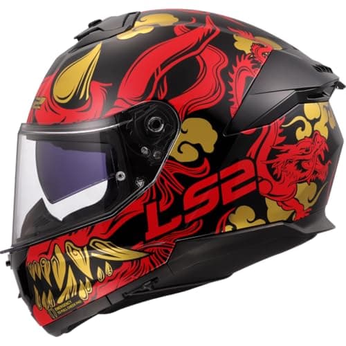 Image of LS2 FF808 STREAM II DRAKO BLACK RED-06 3XL (XXL)