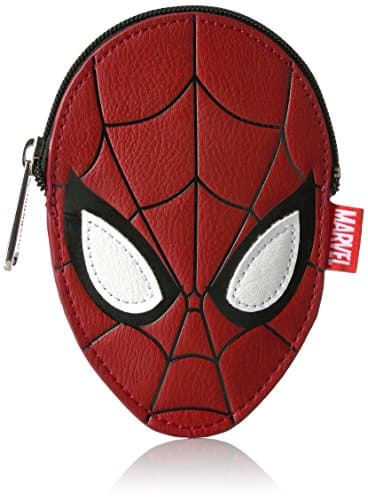 Image of Loungefly Marvel Spiderman Coin Bag Coin Purse, Red, One Size, Red, One Size