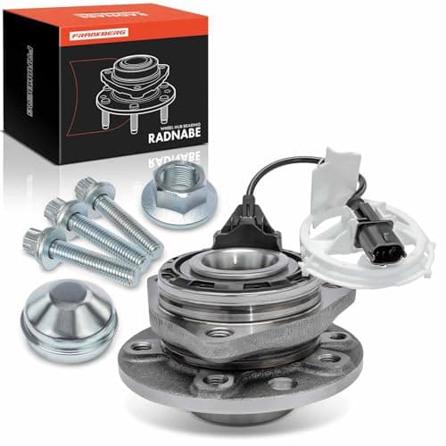 Image of Frankberg Wheel Bearing Hub Wheel Hub Front Left Right Compatible with Croma 194 1.8L-2.4L 2005-2011 Vectra C Z02 1.6L-3.2L 2002-2009 9-3 YS3F E50 1.8L-2.8L 2002-2015 Replace# 513191