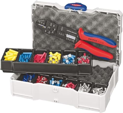 Image of KNIPEX Crimp Assortment for Cable Connectors 13 Parts 265 mm, 97 90 25