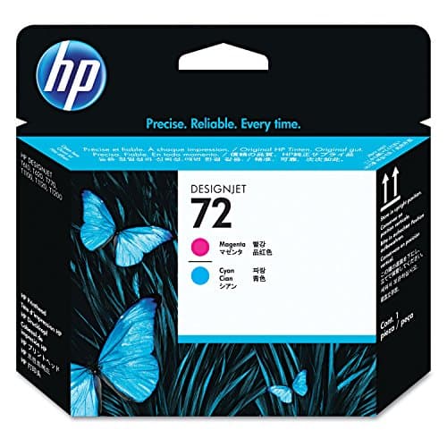 Image of HP 72 - C9383A - 1 x Cyan,1 x Magenta - Printhead - For DesignJet T1100, T1120, T1200, T1300, T610, T620, T770, T790