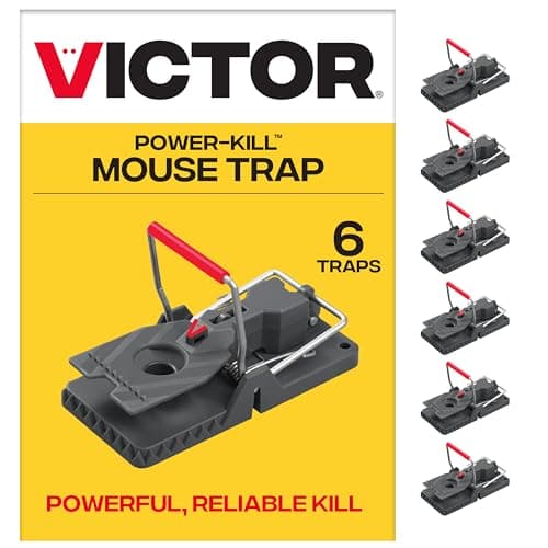 Image of Victor M393SSR Power-Kill Easy Set Mouse Trap - 6 Reusable Mouse Traps