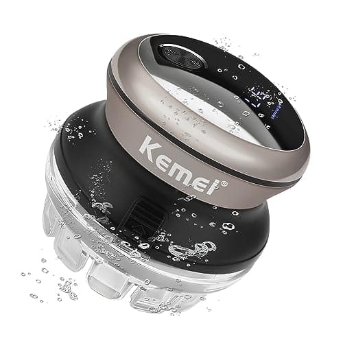 Image of KEMEI Hair Clipper for Men,Circular Cordless Hair Trimmer, Self-Haircut Kit, Rechargeable LED Display