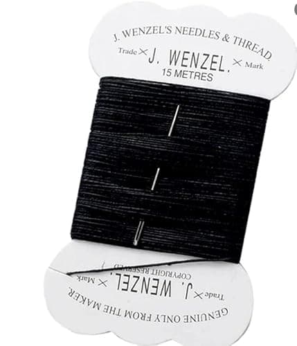 Image of Black Plaiting Thread - 15m