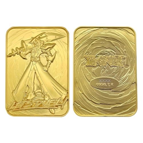 Image of Yu-Gi-Oh! Limited Edition 24k Gold Plated Silent Swordsman Metal Card | Officially Licensed Collectible, Individually Numbered, Display Stand Included (5.3 x 7cm, 5,000 Worldwide)