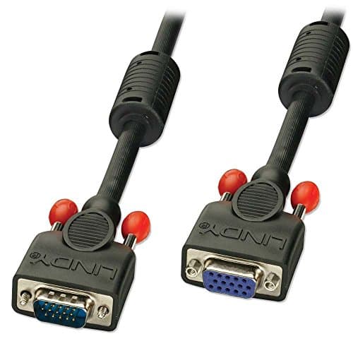 Image of LINDY 5m Premium SVGA Monitor Extension Cable, Black