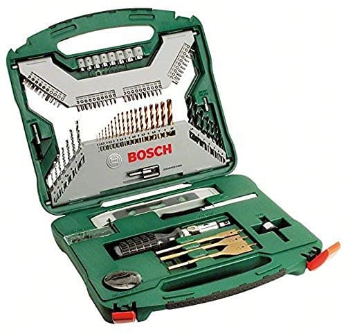 Image of Bosch 100-Piece X-Line Titanium Drill and Screwdriver Bit Set (Wood, Masonry and Metal, Accessories for Drills)
