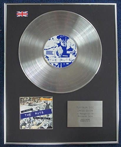 Image of Century Presentations Ruts - Limited Edition CD Platinum LP Disc - The Crack/Grin and bear it