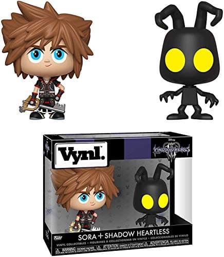 Image of Funko VYNL 4" 2-Pack: Kingdom Hearts 3: Sora & Heartless, Multi - Collectable Vinyl Figure - Gift Idea - Official Merchandise - Toys for Kids & Adults - Video Games Fans - Model Figure for Collectors