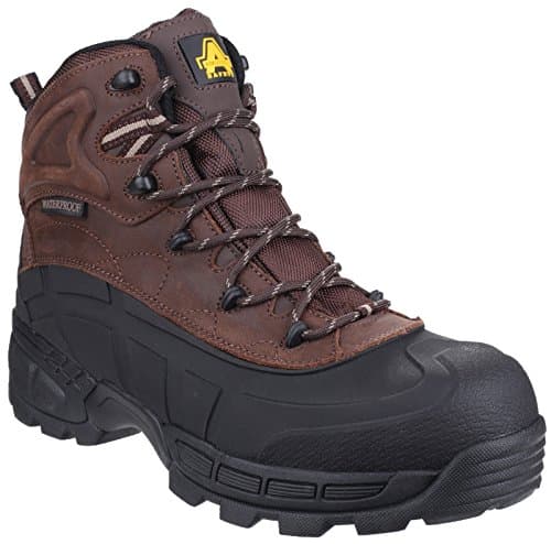 Image of Amblers Mens FS430 Orca S3 Waterproof Safety Boots (10 UK) (Brown)