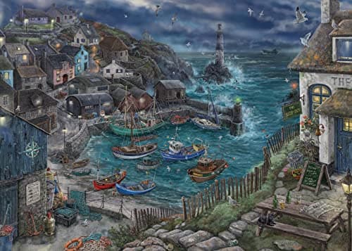 Image of Ravensburger Escape Puzzle – Lighthouse 759 piece Mystery Jigsaw Puzzle for Adults and Kids Age 12 Years Up