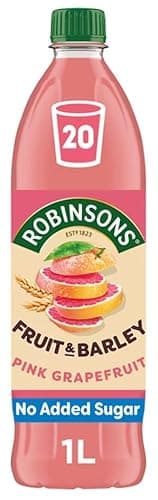 Image of Robinso Squash 1L Variety Pack – Assorted Fruit Flavours, No Added Sugar, Concentrated Cordial Drink (Robinsons Fruit & Barley with Vitamins Pink Grapefruit Squash 1L)