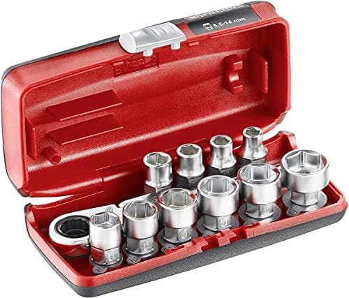 Image of Facom RXPICO 1/4 Inch Hexagonal Socket Spanner Set 11 Pieces