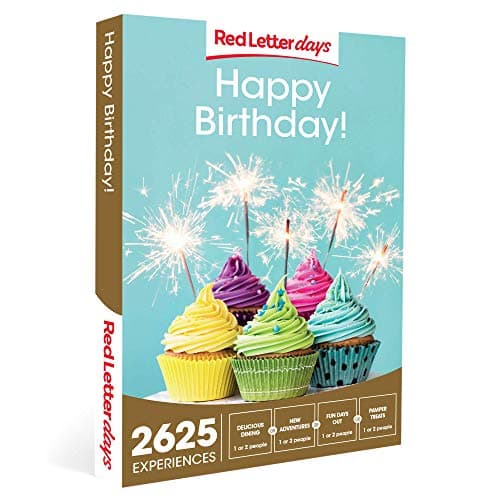 Image of Red Letter Days Happy Birthday Experience Gift Box - 2625 Birthday Experiences Accross the UK