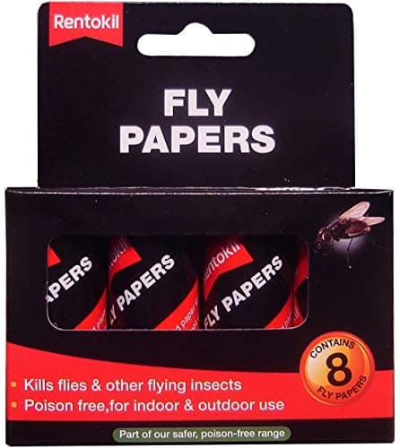 Image of 2 x Pesticide Free Fly Paper (Pack of 8), Multi