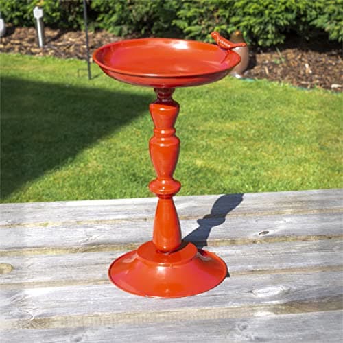 Image of Ornamental Pedestal Bird Bath - enhance the beauty of your garden and attract a large variety of wild birds