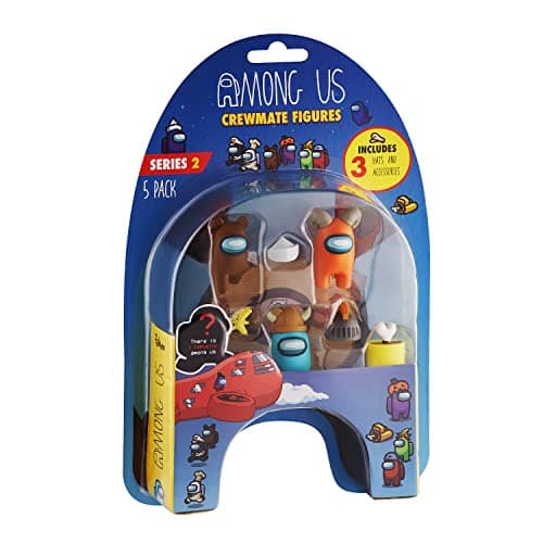 Image of Among Us 5-pack of Crewmate Figures with Accessories - Series 2 (Set 1)