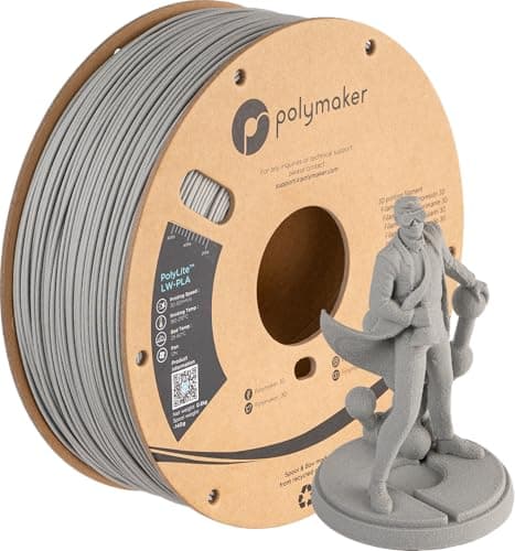 Image of Polymaker PolyLite LW-PLA - 1.75mm - 800g - Grey