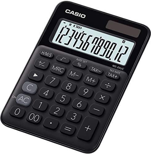 Image of Casio MS 20 UC Desktop Calculator Black