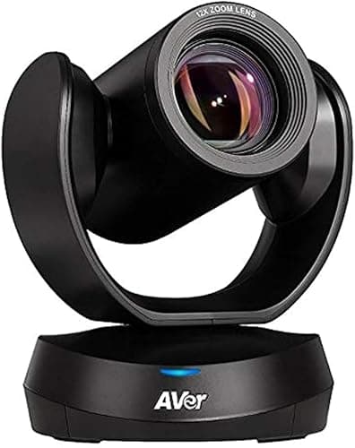 Image of AVerMedia CAM520 Pro (PoE) FullHD PTZ Video Conferencing Camera – 18x Total Zoom, True WDR, SmartFrame, PoE Compatible, Real-Time Streaming, Remote Control, Supports Zoom, Teams, Meet & More (Renewed)