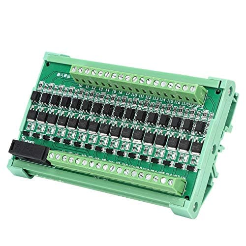 Image of UPALDHOU 16-Channel PLC Amplifier Board Isolated Relay Module for Industrial Automation 12-36V DC 1-2 Units