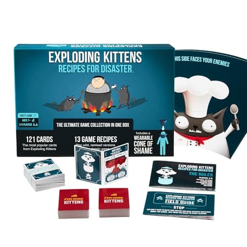 Image of Exploding Kittens Recipes for Disaster 2-5 Players - Ages 7+ - Party & Family Card Game for Kids & Adults