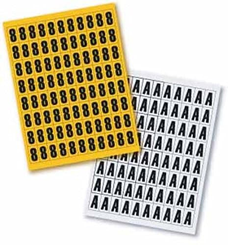 Image of Magnetic Letters 43mm high, Storage Labeling, Individual Set in A4 - Ideal for use on Shelving or Racking Beams or Any Magnetic Surface, Colour:Yellow;Letter:B = 56 x