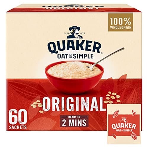 Image of Quaker Oats Oat So Simple Original Porridge Sachets (Case of 60)