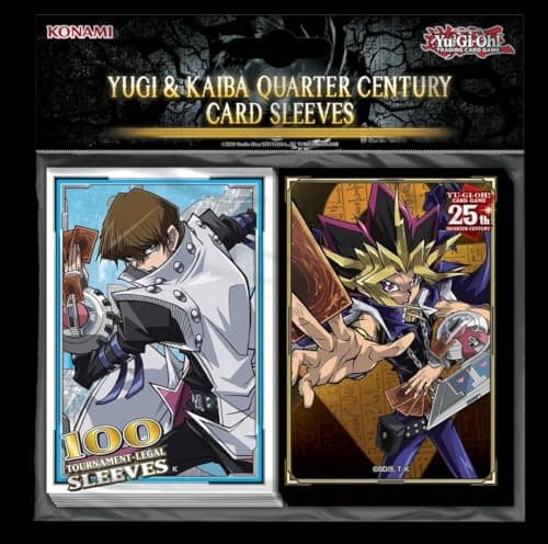 Image of YGO Yugi & Kaiba Quarter Century Card Sleeves (100)