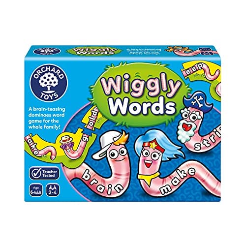 Image of Orchard Toys Wiggly Words Game, Educational and Fun Spelling Game, Fun Family Game, Perfect for Kids Age 6-Adult