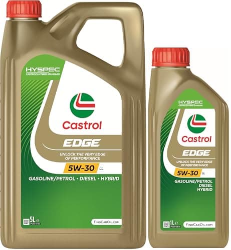 Image of Bundle of Castrol Oil Edge 5W-30 LL 5-litre + Castrol EDGE 5W-30 LL Engine Oil 1L