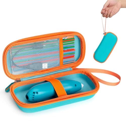 Image of Yewltvep Case Compatible with 3Doodler Start+ Essentials for 3D Pen Set for Boys & Girls, Storage Organizer Holder for Printing Filament Refill and Micro-USB Charger(Small Carrying Case)