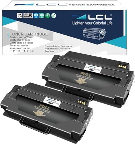 Image of LCL MLT-D103L Toner Cartridge Replacement for Samsung MLT-D103L MLT-D103S 2500 Pages for Samsung ML-2950 ML-2950ND ML-2955DW ML-2955ND SCX-4726FN SCX-4728FD SCX-4729FD SCX-4729FW (2 Black)