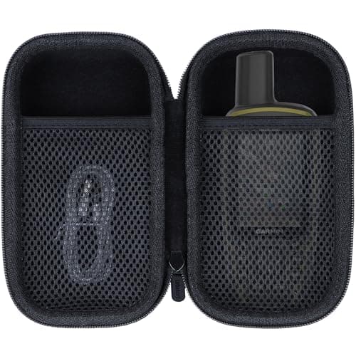 Image of Lebakort Hard Case Compatible with Garmin GPSMAP 67 / 67i / 66i / 79sc / 65 / 86sci / 65s / 66s / 66st Button-Operated Rugged GPS Handheld (Black Case)