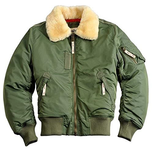 Image of Alpha Industries Injector III Bomber Jacket for Men Sage-Green