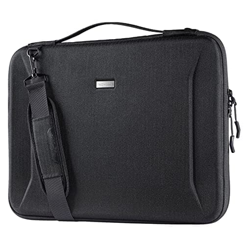 Image of TECHGEAR Hard Shell Case for 15.6-16" Laptops, Zipped Travel Shockproof Sleeve Case, Shoulder Strap, fits Lenovo Yoga 720 IdeaPad 310 320 ThinkPad T570/Dell Inspiron 15/HP Envy 15/15.6" Notebooks etc
