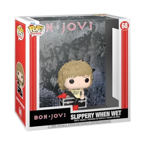 Image of Funko POP! Albums: Bon Jovi - Slippery When Wet - Vinyl Collectible Figure - Gift Idea - Official Merchandise - Toy for Children and Adults - Model Figure for Collectors and Display