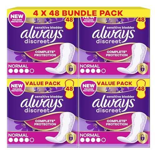 Image of Always Discreet Incontinence Liners for Sensitive Bladder - Pack of 192