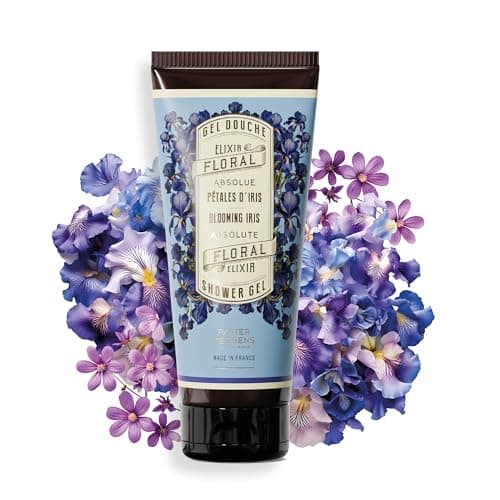 Image of Panier des Sens - Iris blossom Shower Gel - Body Wash for Women & Men - With Shea Oil - Moisturising Body Wash 96% Natural Ingredients - Made in France, SLS Free & Vegan Shower Gel - 200ml