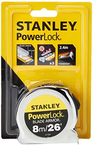 Image of STANLEY Powerlock 8m/26ft Tape with Blade Armor, 0-33-526