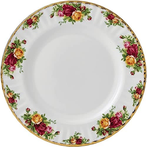 Image of Royal Albert Old Country Roses Dinner Ware - Plates, Bowls, Platters, Dishes.- English Made Original 1962 Fine Bone China (Salad Plate (21cm))