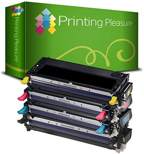 Image of Printing Pleasure FULL SET of Compatible Laser Toner Cartridges for Dell 3110 3110cn 3115 3115cn | 593-10170 593-10171 593-10172 593-10173