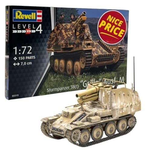 Image of Revell 03315 Sturmpanzer 38(t) Grille Ausf. M 1:72 Scale Unbuilt/Unpainted Plastic Model Kit